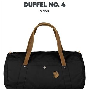 Fjallraven Kanken duffel no.4 in black